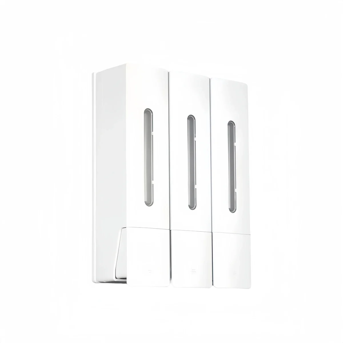 265x135x65mm Double Bathroom Dispenser Shower Gel Pump Easy Installation Method Public Place Use Easy Installation System