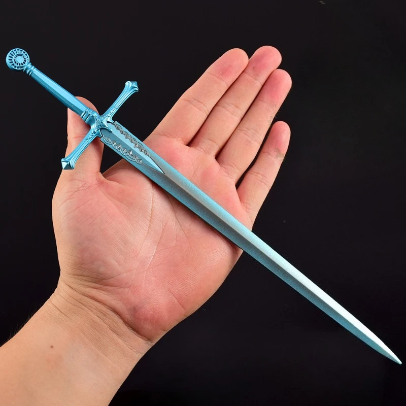 11,81 cala Eldenn Knight of Kalia Greatsword Metalowe Modele Gadżety do Gier Ekskluzywne Zabawki dla Magów Miecz Ozdoby na Biurko Prezenty dla Chłopców