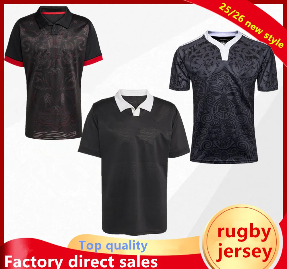 

2025 2026 New style New Zealand Maori rugby jersey Woman man children vest jacket Hoodie t-shirt rugby shirt kids Age 3~13