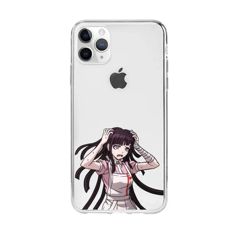 Danganronpa Phone Case For Iphone 6 6 S 7 8 Plus Xr X Xs Max 11 12 13 Mini Pro Max Se 2020 Transparent Phone Cover