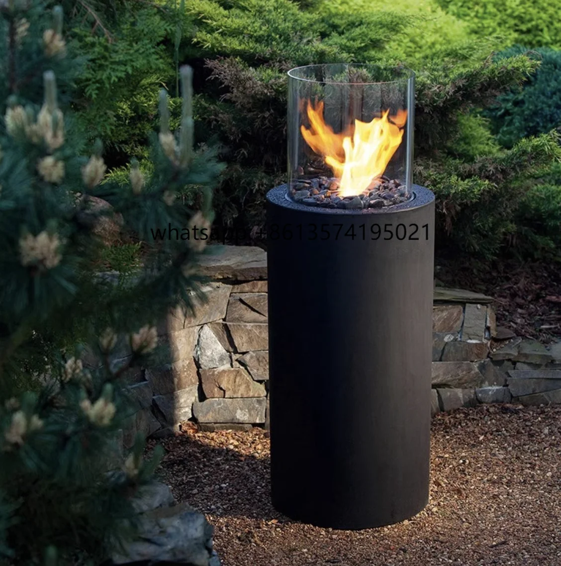 

Outdoor landscape Square/Round Alcohol Heater Ethanol Fireplace Real Fire Fireplace Table B&B Decoration Bonfire Stove