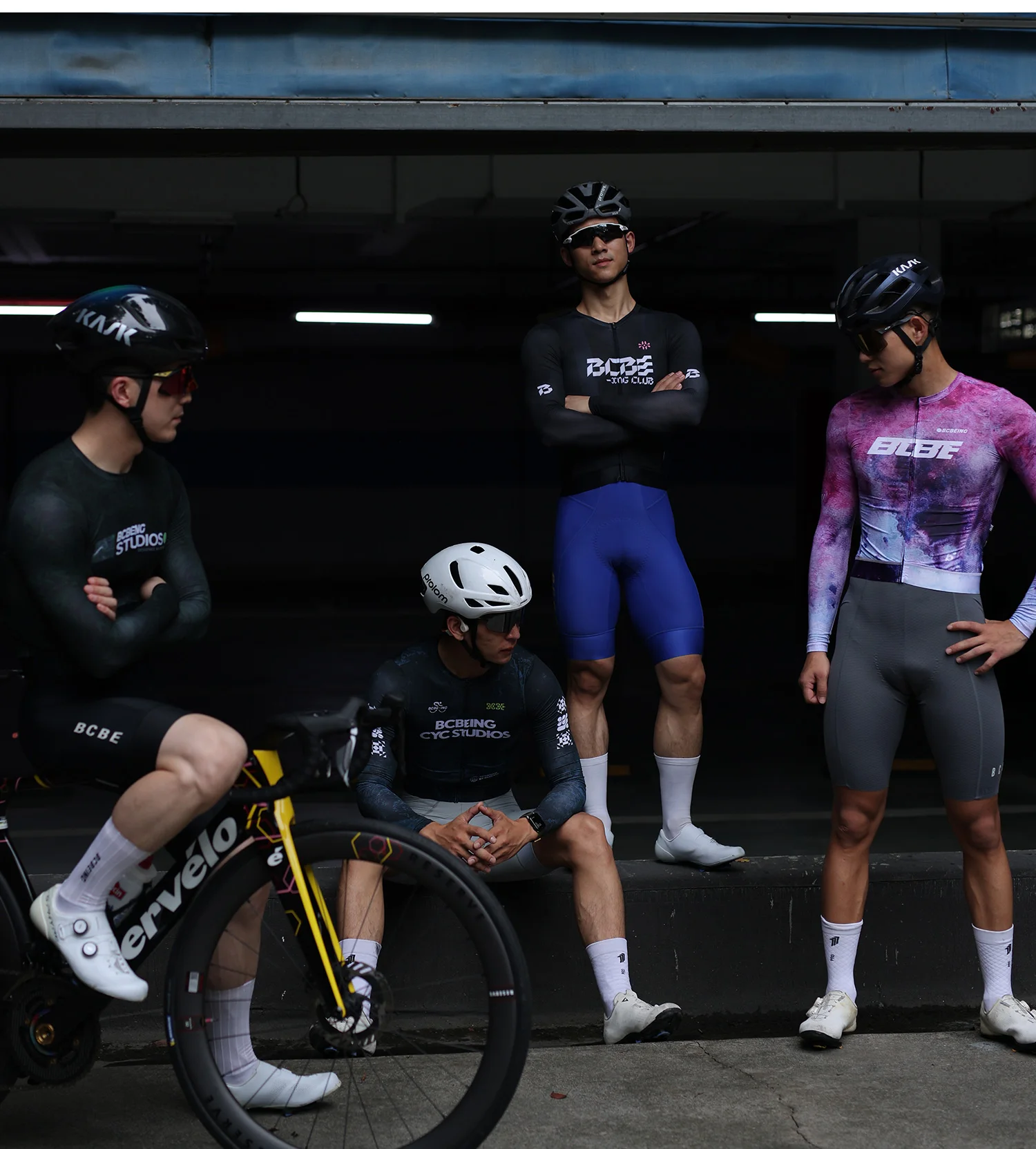 BCBE-ING Leichtgewichtige Langarm-Radtrikots, Rennpassform, schnelltrocknend, atmungsaktives Gewebe, Fahrradbekleidung, UPF50+ Maillot Ciclismo – Detail 10