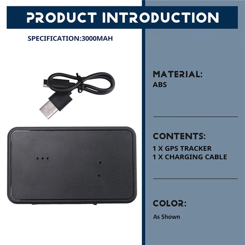 Daily GPS Car Tracker Children Anti-Lost Locator Magnetic Message Positioner Real Time Tracking Vehicle Locator