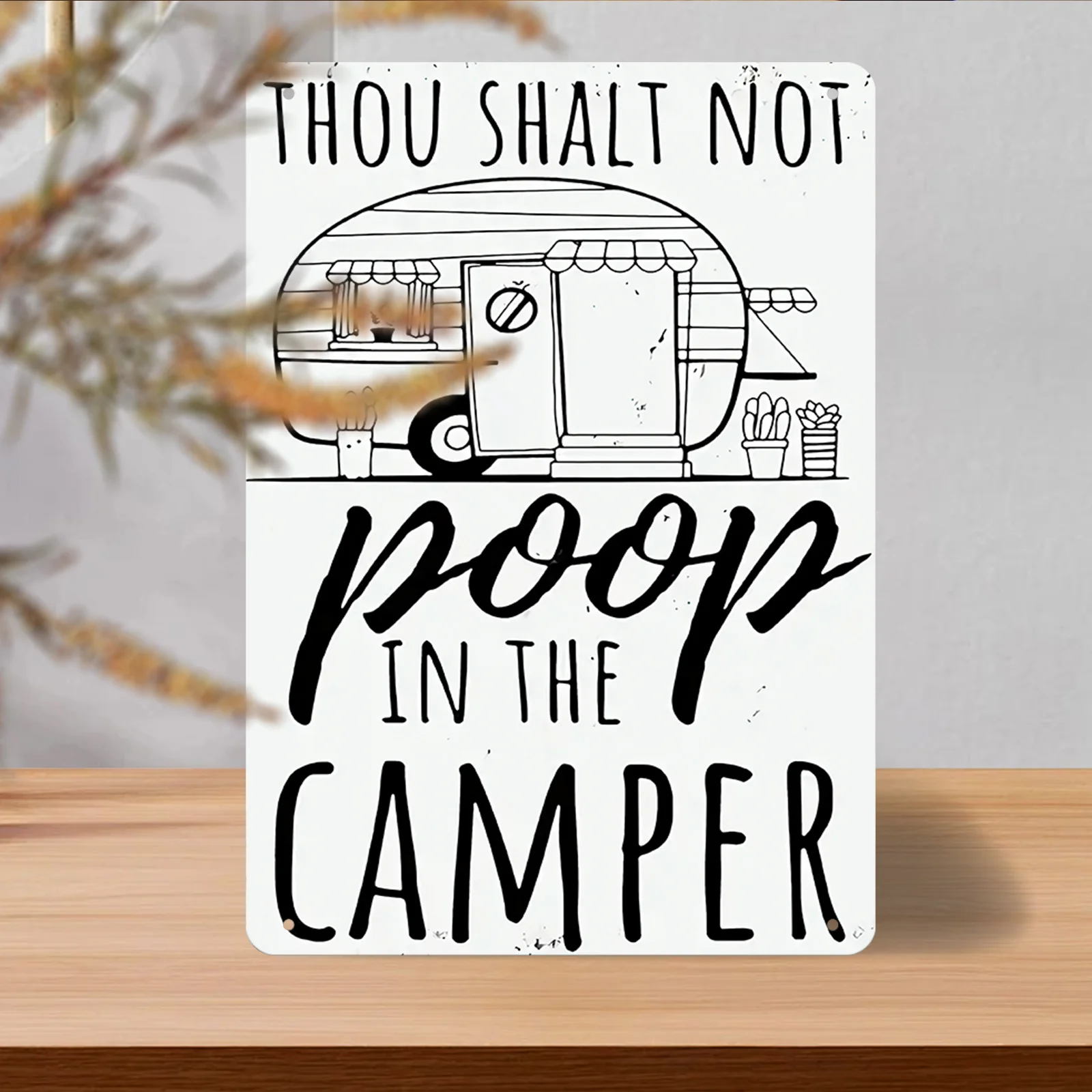 You Shall Not Poop in the Camper