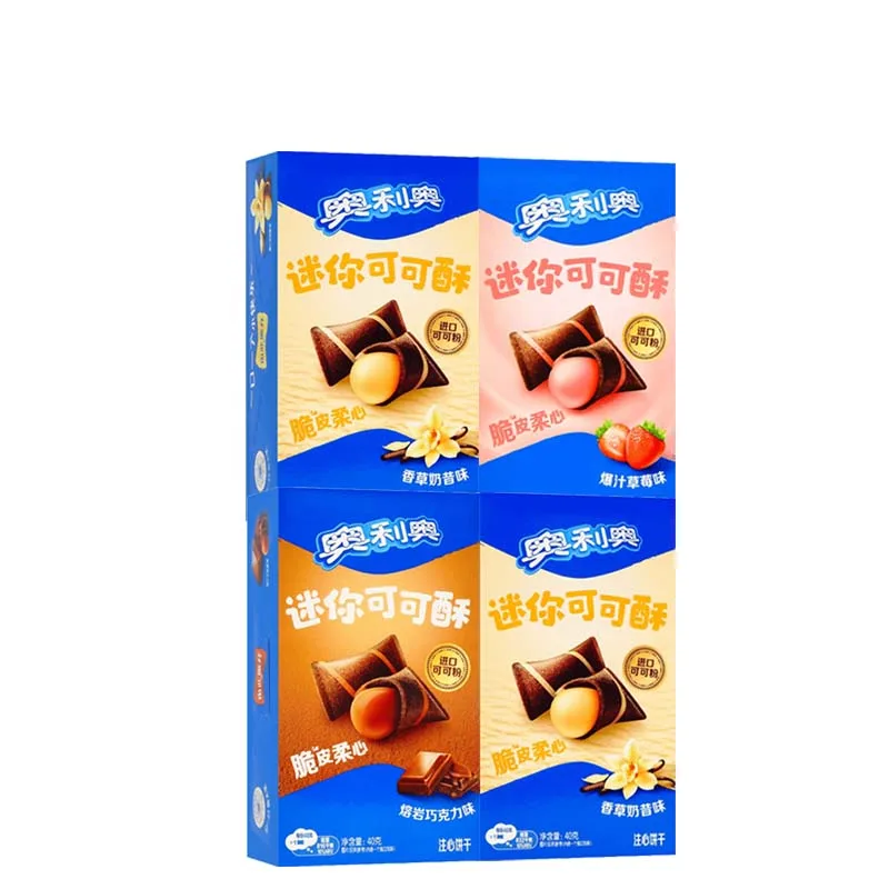 4 упаковки мини-какао-кондитерских изделий Oreo 1,41 унции (40 г)