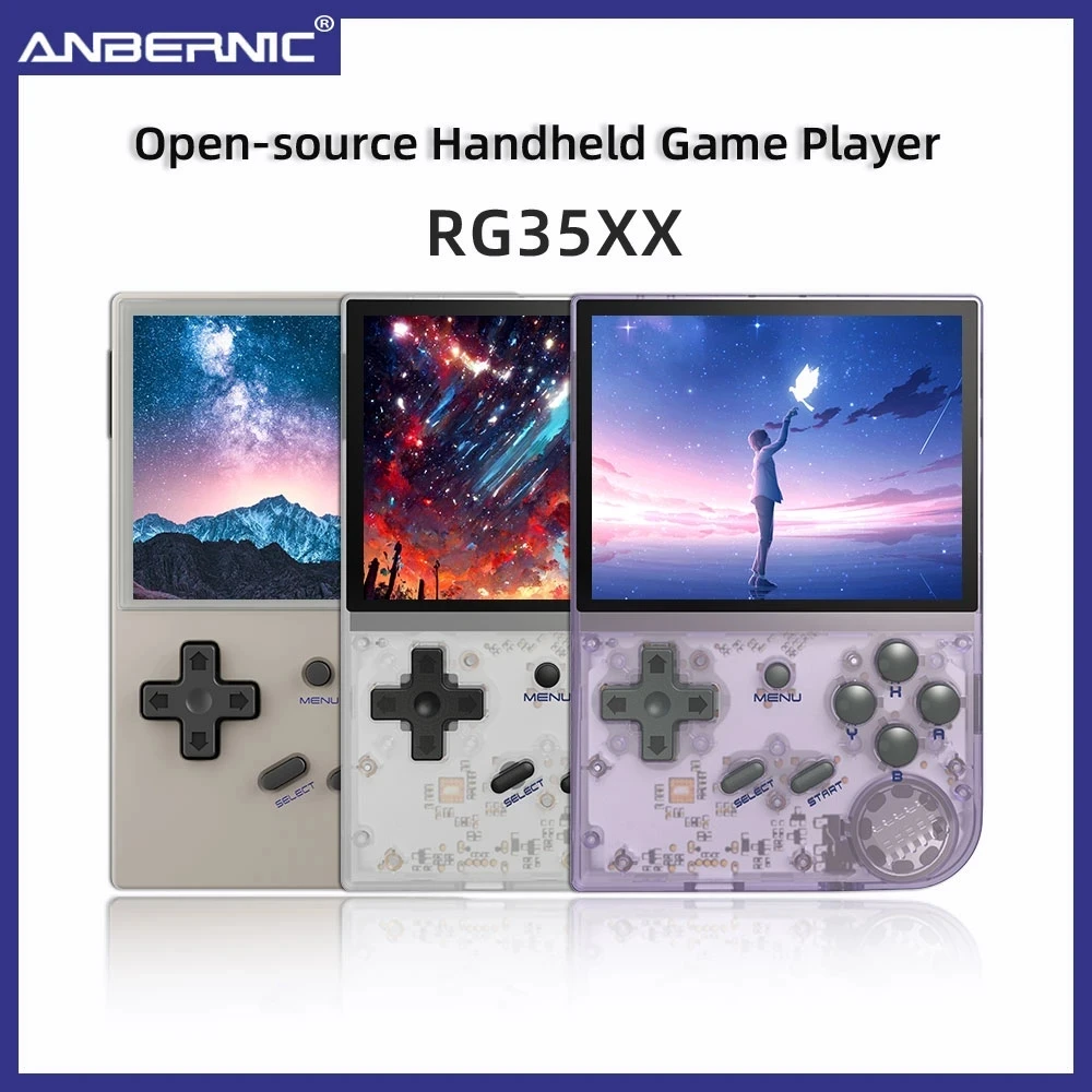 NEW RG35XX PortableRetro Handheld Game Console 3.5Inch IPS Screen Video Game Consoles Linux System Classic Gaming Emulator