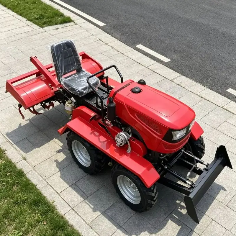 

Customized Industry Top 1 Rotary Tiller, Four-wheel Farm Cultivator, Wheeled Farming Machinery & Equipment