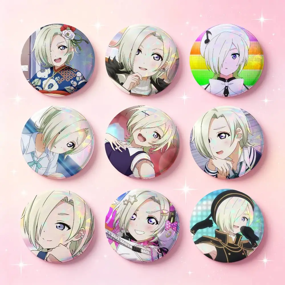 Mia Taylor Anime Characters Badges 25 32 44 58 75 Mm Round Cosplay Pin Bag Decor Fans Collect Friends Gifts Brooch Souvenir