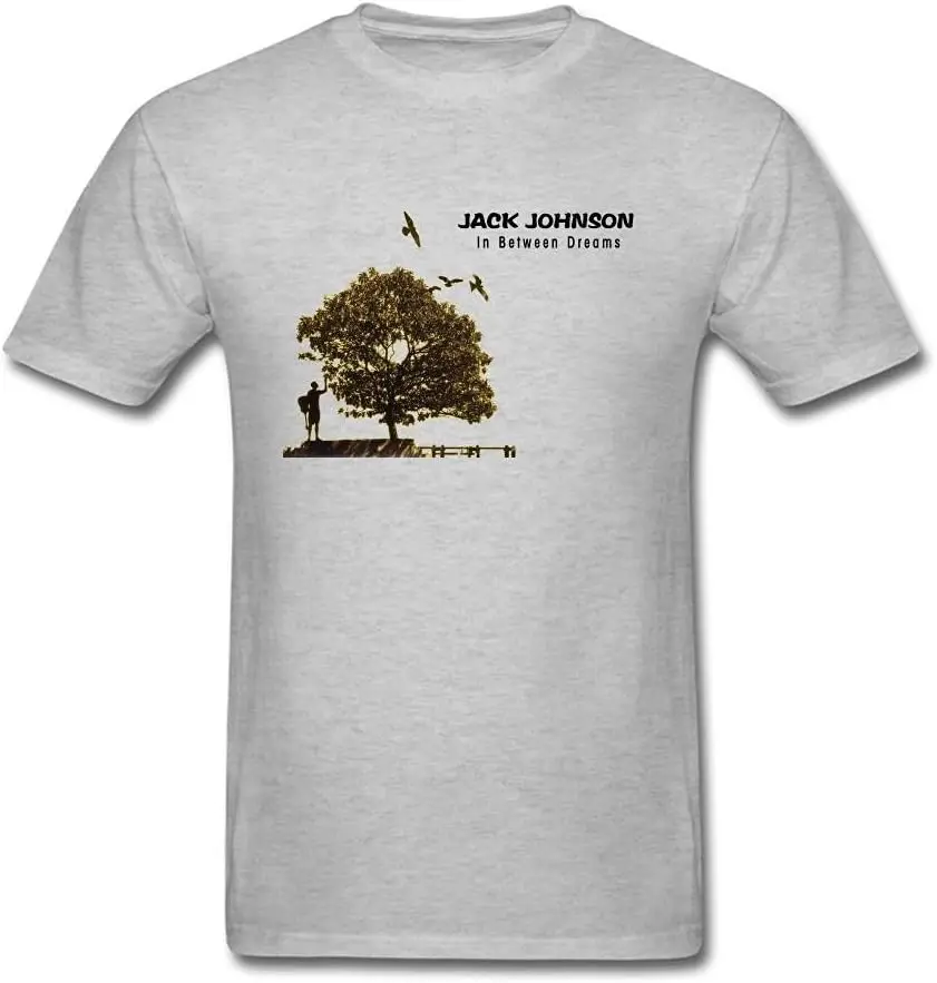 Men's Jack Johnson Tees High Quality 100%Cotton Short Sleeve