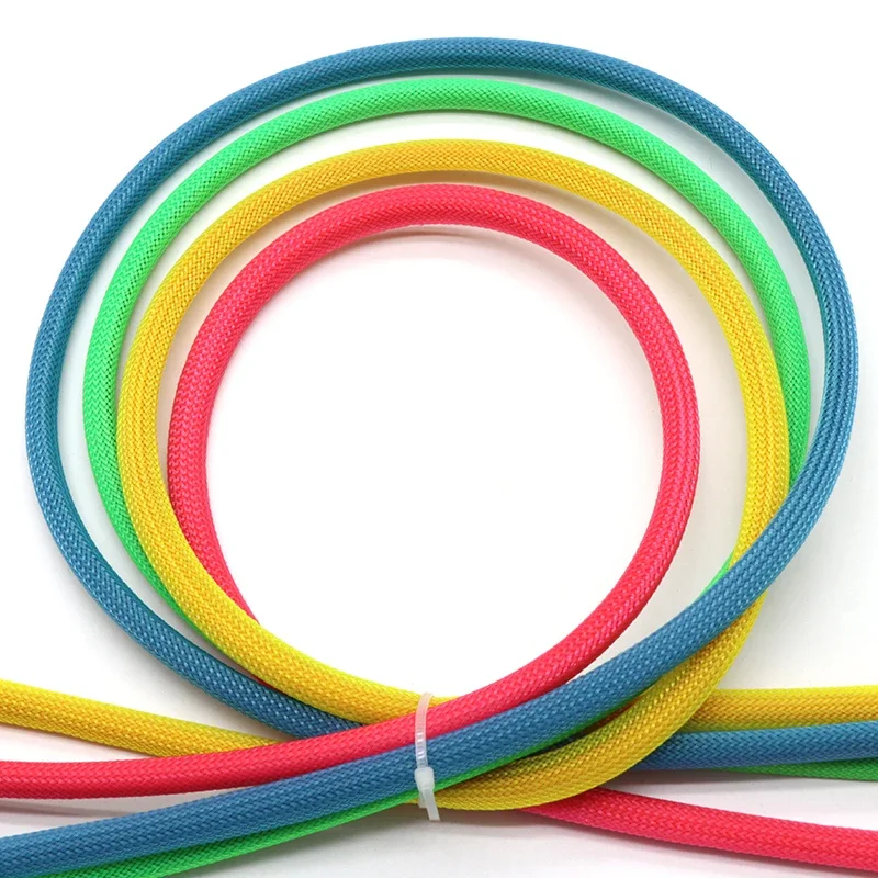 1/5/10M PET Braided Wire Sleeve 2 4 6 8 10 12 16 20 25 30 40mm Tight High Density Insulated Cable Protection Expandable UV