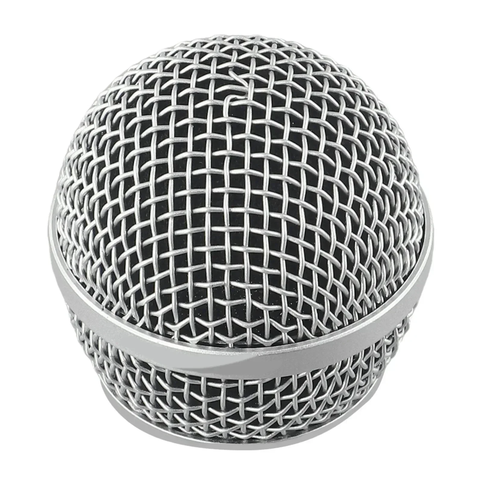 1pc Steel Handheld Microphone Grill Head DIY Mesh Head Cover For Shure Beta 58A Microphones Header Replacement Parts