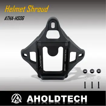 Aholdtech 헬멧 슈라우드 NVG 마운트 어댑터 Wilcox L4 FAST MICH WENDY 전술 방탄 헬멧 액세서리 용 3 개의 구멍