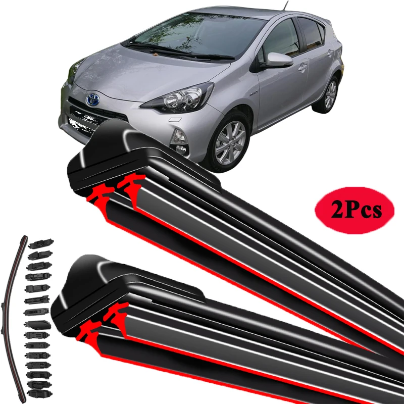 

For Toyota Prius C Aqua NHP10 2011~2021 Windscreen Windshield Windows Wipers Accessories 2020 2019 2018 Car Front Wiper Blade