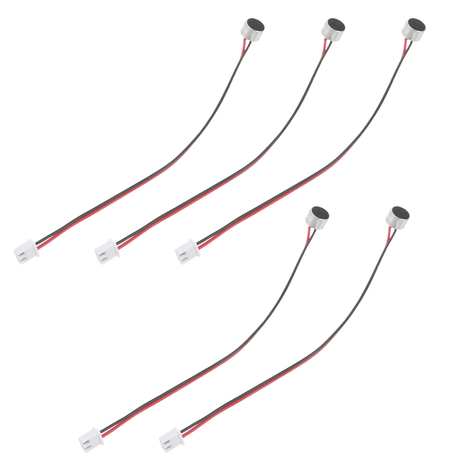 

5pcs Electret Condenser Microphone Vocal Cord Pickups Miniature Lead Wire Mic Inserts for DJ Accessories Portable Audio Video