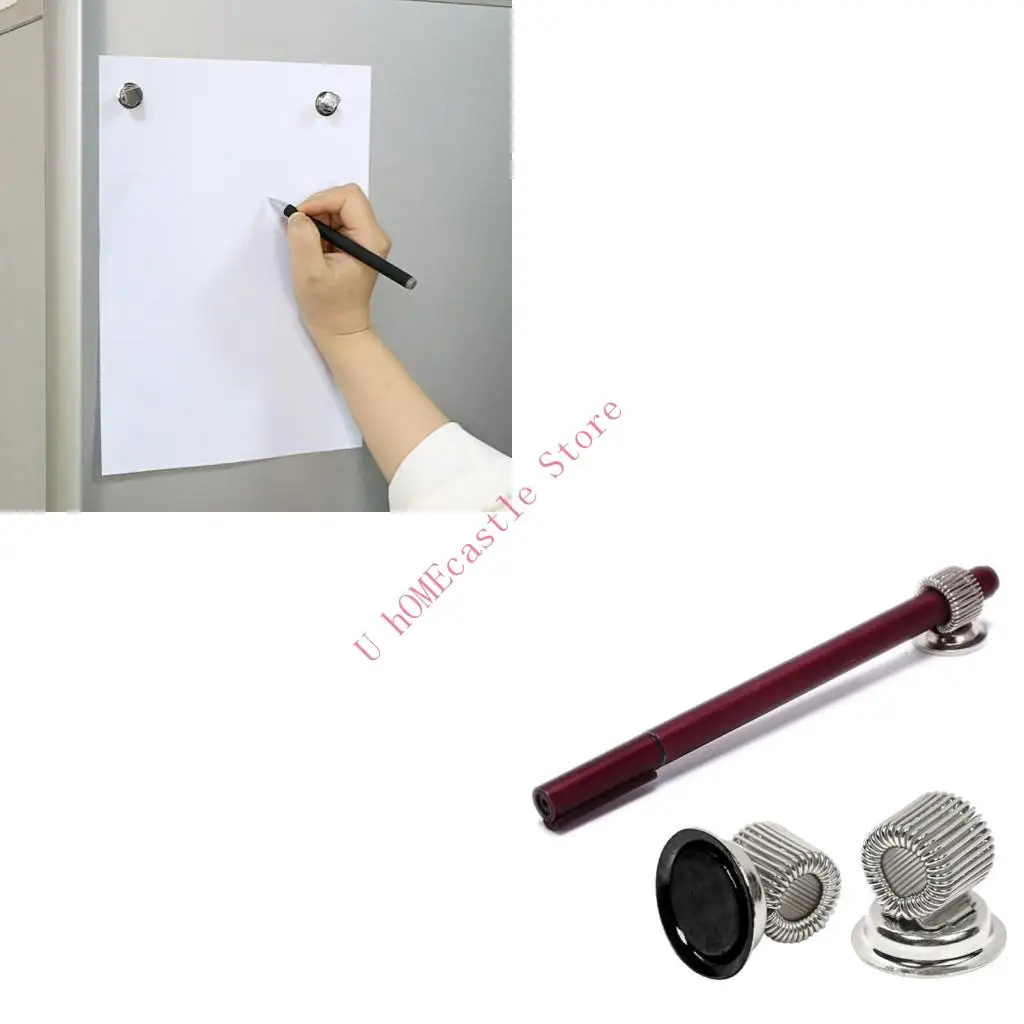 63HF Convenient Pen Clip Holder Designed to Secure Any Size Pens with Ease