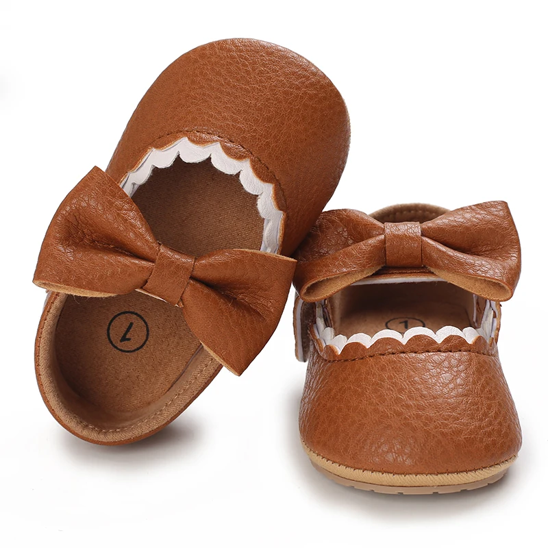 Lauflernschuhe für Babys (0–12 Monate), Prinzessinnenschuhe, PU-Leder, weiche Sohle, niedlich, modisch – Detail 10