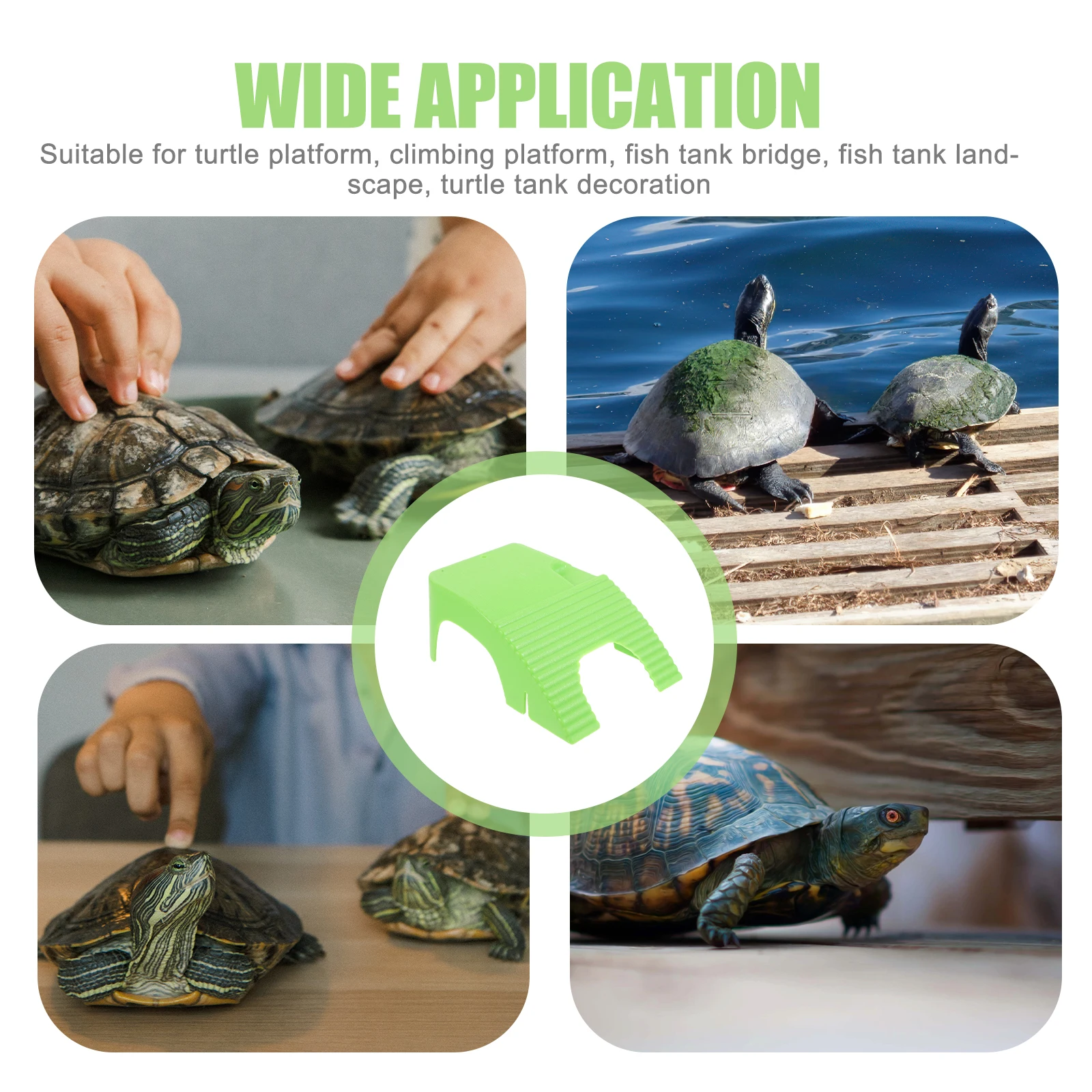 

Stable Plastic Turtle Basking Platform Turtle Tank Accessories Aquarium Landscaping Decor Reptile Resting Terrace