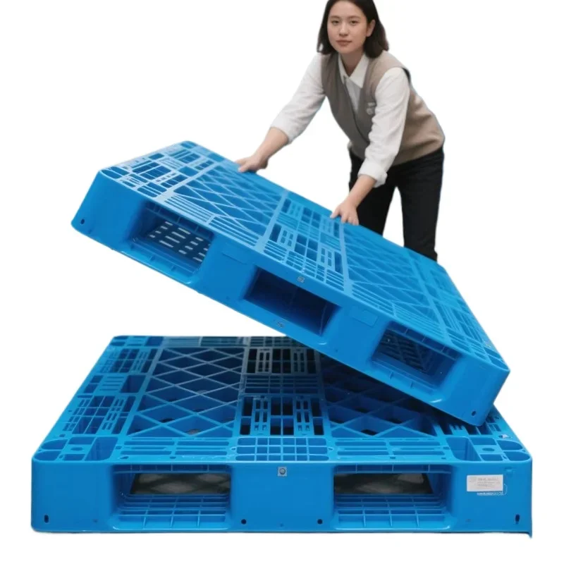 

Thick Euro Standard Plastic Pallet 1200*1000*150mm for Big Warehouse Storage and Logistics Made From