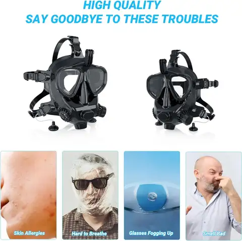 10 best sales पूरे चेहरे वाला स्नॉर्कलिंग मास्क - №5