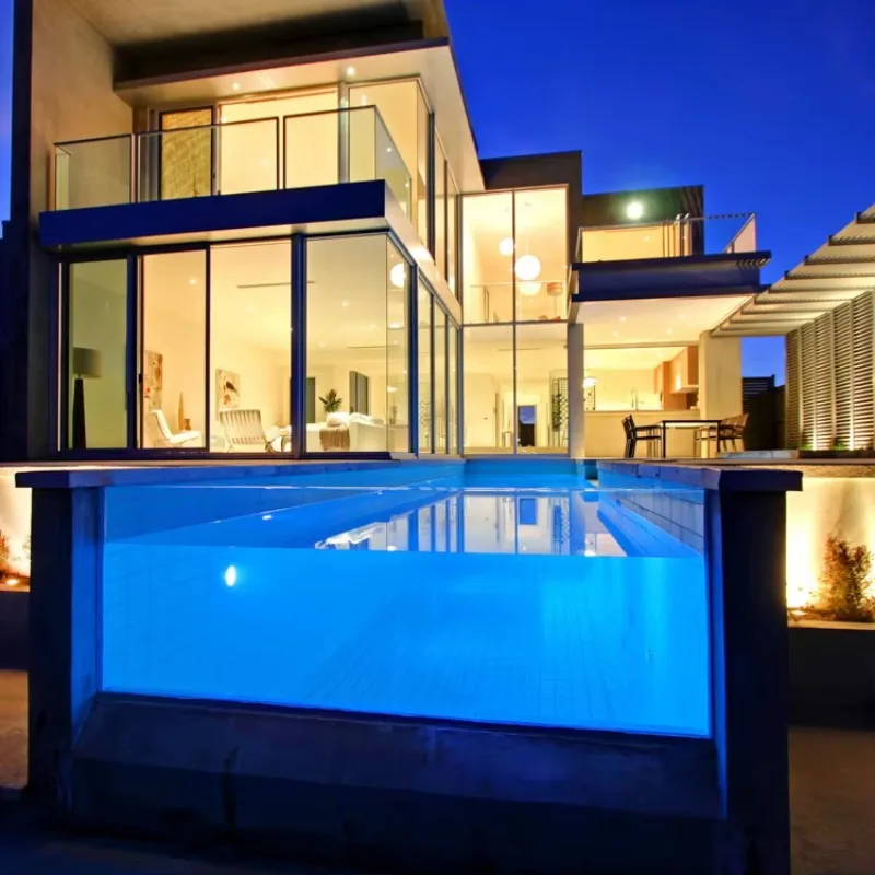 في الهواء الطلق 80 مم 800 مم لوحة حمام السباحة حاوية أكريليك شفافة ورقة بلاستيكية الشركة المصنعة لحمام السباحة #2