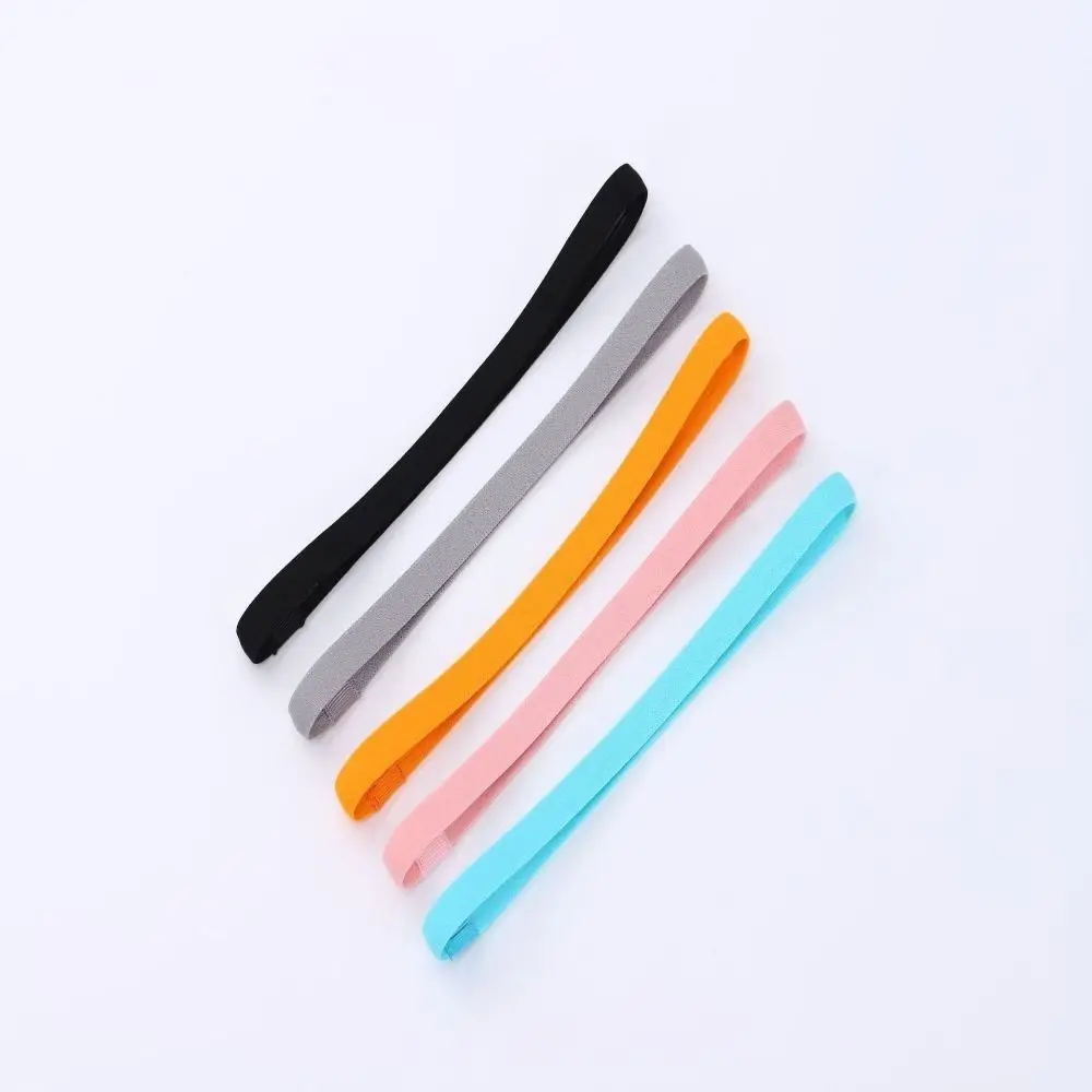 Yoga Accessories Sweat Absorption Sweatband Sport Headband Fitness Headband Yoga Hair Band Silicone Sweat Guide Hair Band