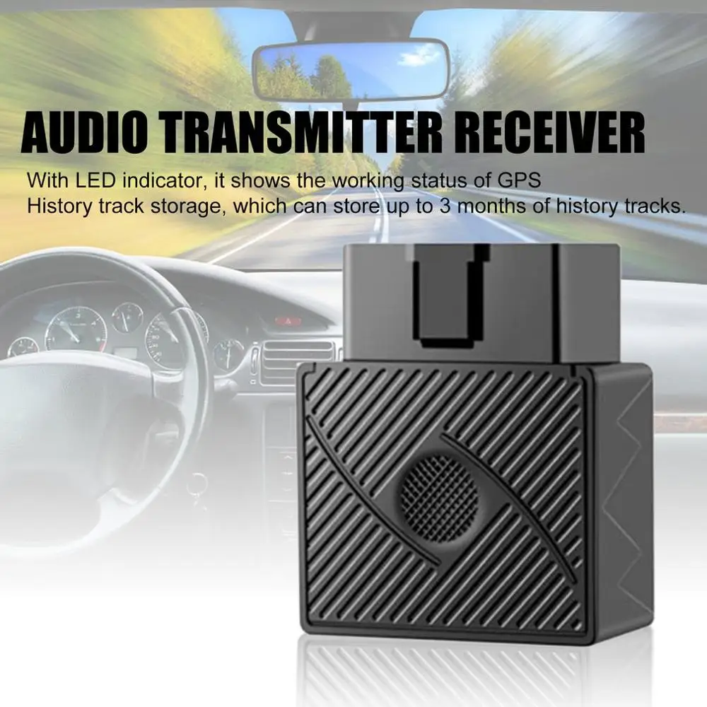 Hot Obd / Obd2 Gsm Автомобильный GPS-трекер Gprs Lbs / Gps Локатор слежения положения Отслеживание в реальном времени Geo - Сигнализация превышения скорости загорания