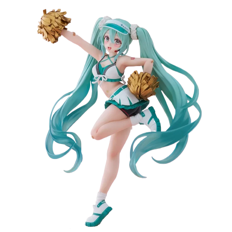 En Stock, uniforme de moda Original TAITO Hatsune Miku, figura de Anime, adornos de muñecas, colección de modelos, adornos de escritorio, regalos de juguete