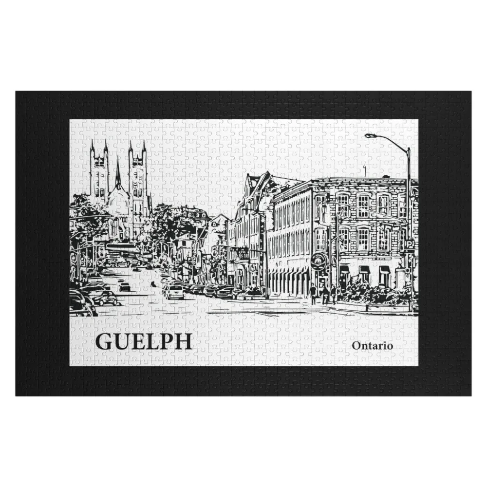 

Guelph Ontario Jigsaw Puzzle Wooden Name Custom Personalized Works Of Art Puzzle