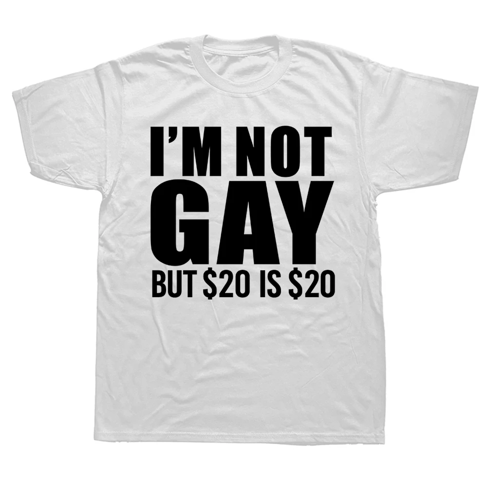 الرجال الملابس أنا لست مثلي الجنس ولكن 20 هو 20 تي شيرتات عجيبة للرجل ثنائي الجنس مثليه LGBT مثلي الجنس فخر أعياد الميلاد هدايا الحفلات تي شيرت