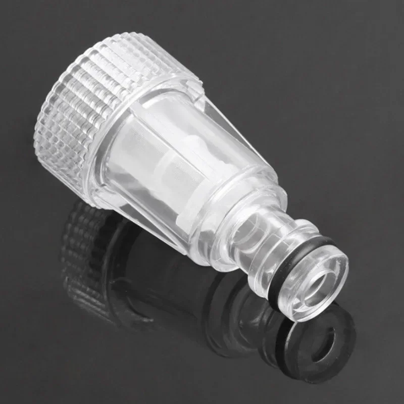 FINDME 5pcs Transparent Car Washer Universal Plastic Machine Water Filter High-pressure Connection Fitting For Karcher K2-K7 NEW