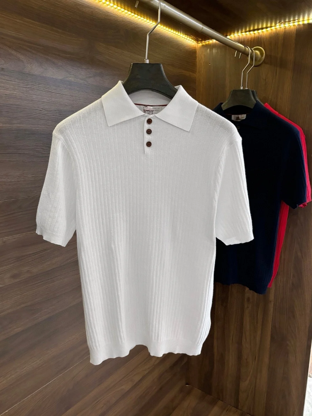 

BC 25ss cotton yarn lapel short-sleeved simple polo shirt