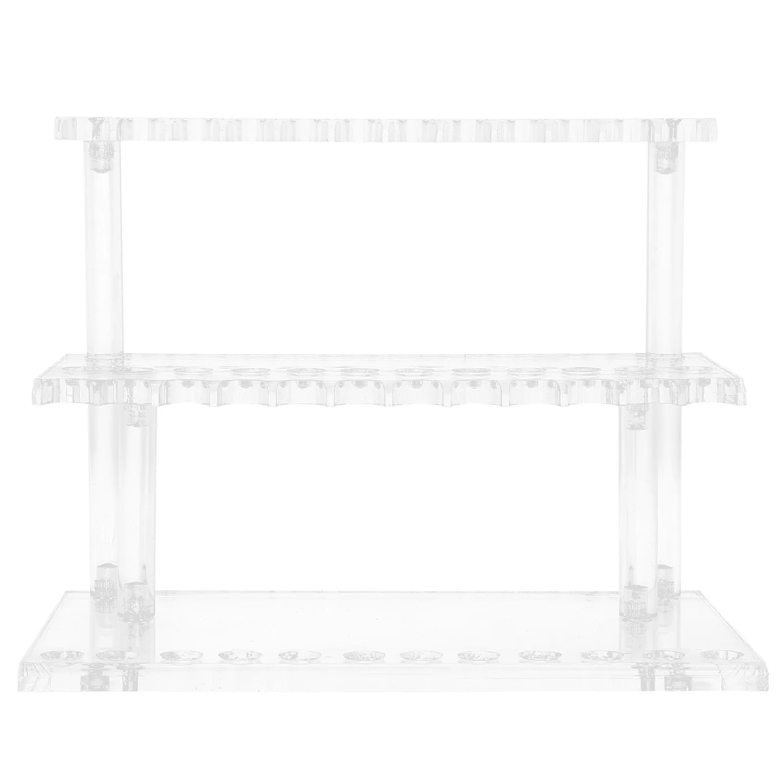 

Acrylic Pen Holder Multifunctional Tableware Display Stand Transparent Desktop Organizer Utensil Storage Rack Pencil Makeup