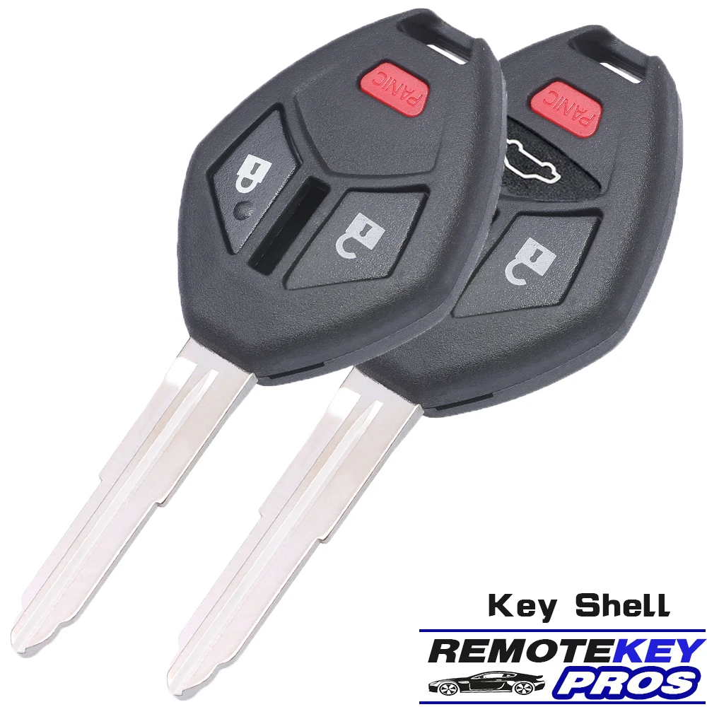 DIYKEY 3 Button /4 Button G8D-625M-A / G8D625MA for Mitsubishi Lancer 2008 - 2017 Remote Key Shell Case