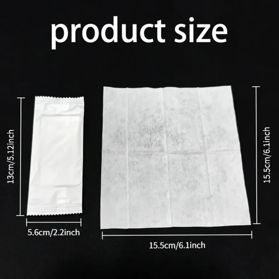 50/100PCS Portable Disposable Wet Wipes Small Pack Cleaning Wipes for Tattoo Workstation Tools Screen Travel Household Use view 2