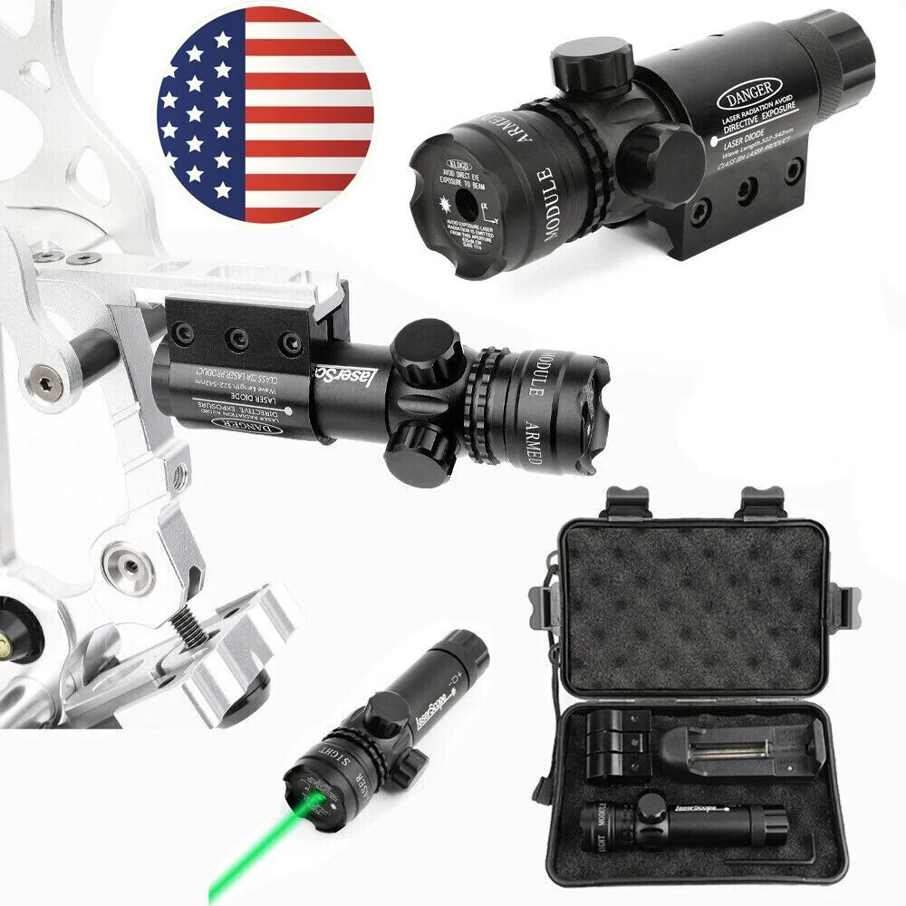 Green Dot Laser Sight Scope Stable 20mm Picatinny Rail Bracket Mount Reliable Tactical Archery Gear for Compound Bow Hunting Target Training Activities