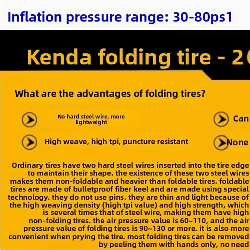 KENDA K1047 Small Block Eight MTB Tire 26x1.95 27.5x1.95 29x1.95 60TPI Folding Mountain Bike Tyre Parts view 2