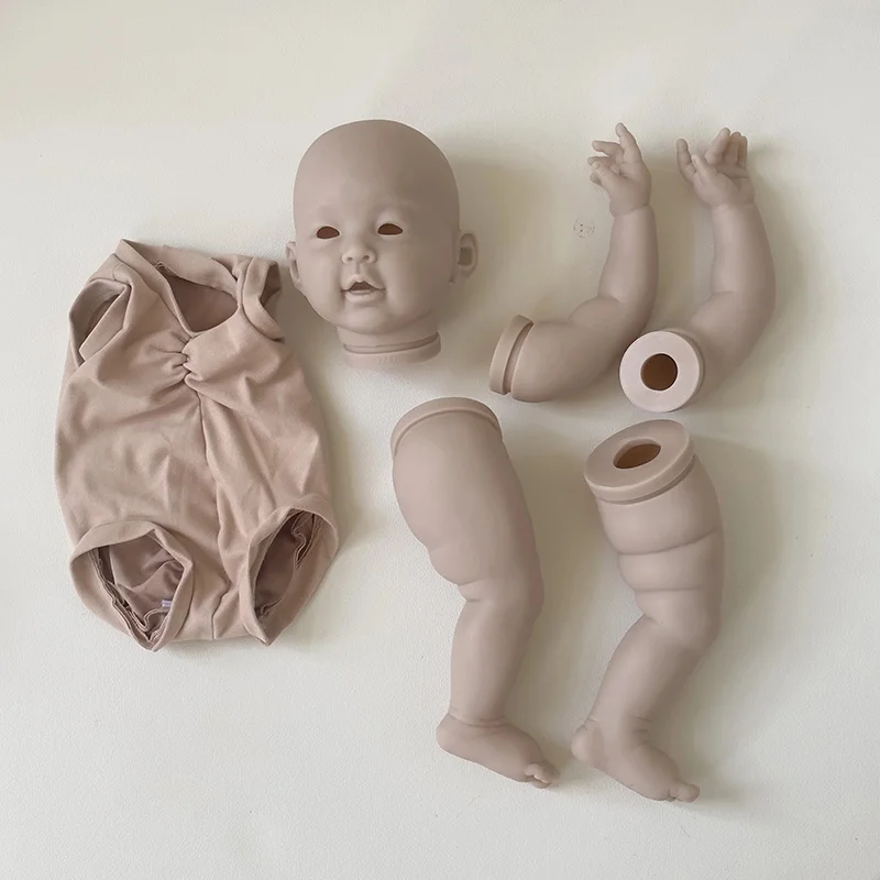 Meilien-Kit de muñeca Reborn de 24 pulgadas, piezas de muñeca sin pintar, edición limitada rara, tamaño pequeño