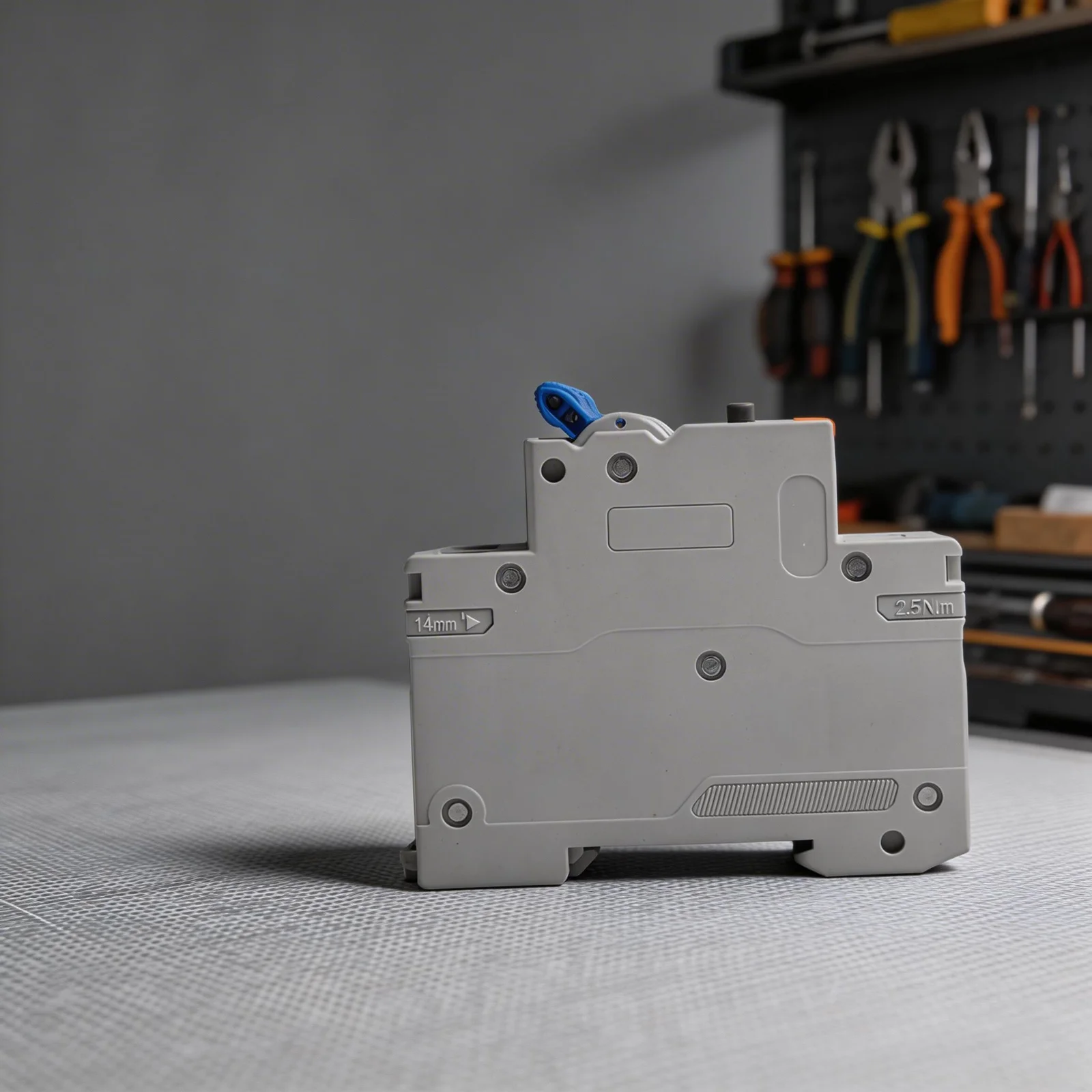 Electrical Safety FI Circuit Breaker Electrical Safety Enhancement 81.2*70.5*35.5mm DIN Rail Mounting For AC Systems