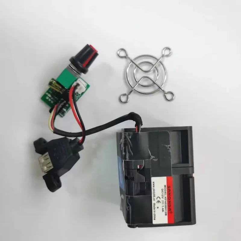 4CM Outdoor Wood Stove Hot Stove Cooling Fan USB Car Motorcycle 4056 5V Power Bank Power Supply for Portable Heating Devices