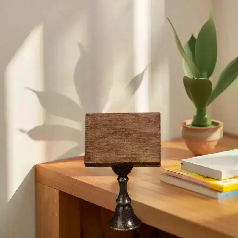 

1/12 миниатюрная подставка для чтения кукольного домика с моделью волшебной книги для украшения дома и реквизита