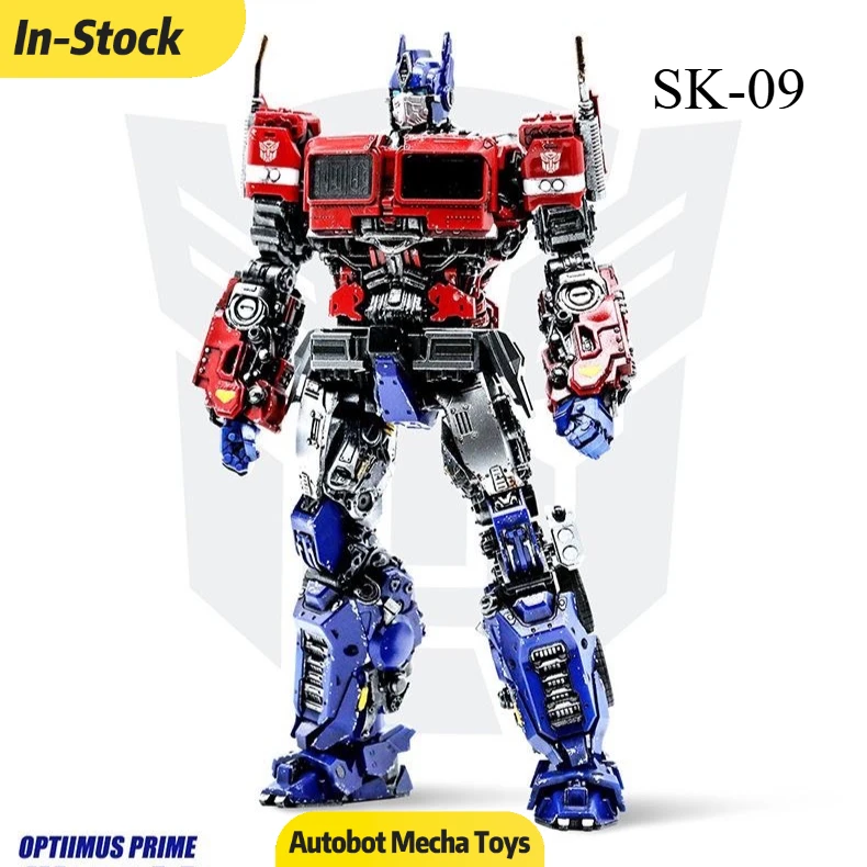 In Stock Transforming Toys Trumpeter Smart Kit SK09 OP 9CM Glue-free Movable Assembly Model Robot Action Figures Toy Gifts