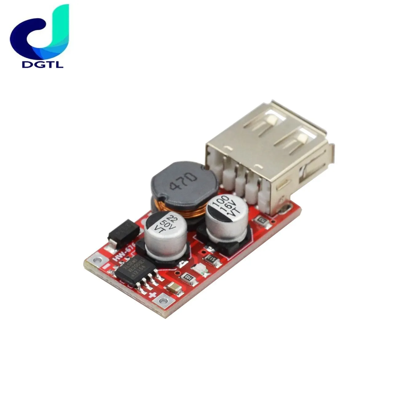 

9V/12V/24V to 5V DC-DC Step Down Car Charging Car Charger 3A Output USB Module Diy Electronic Diy Kit Pcb Board