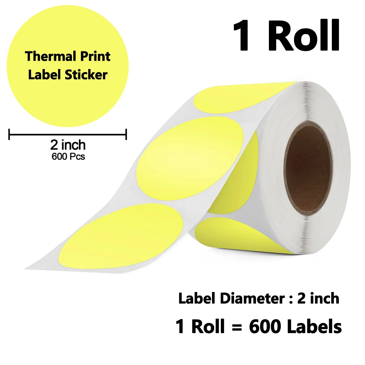 50x50mm holografische zilveren etiketten Directe thermische stickers voor bedankkaart, adres, QR-code voor phomemo 241BT 246S D520