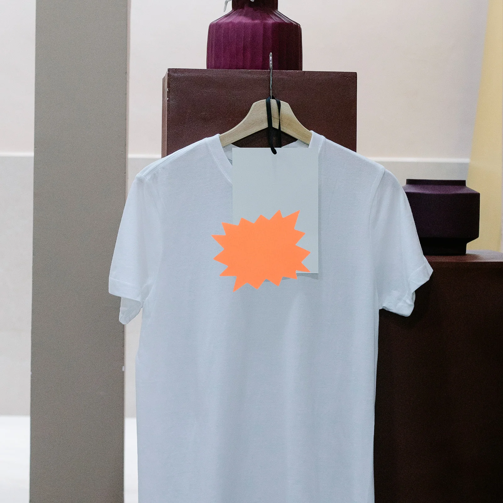 

250 Pcs Explosion Price Tags Fluorescent Labels Display Empty Sticker Blank Pricing Stickers