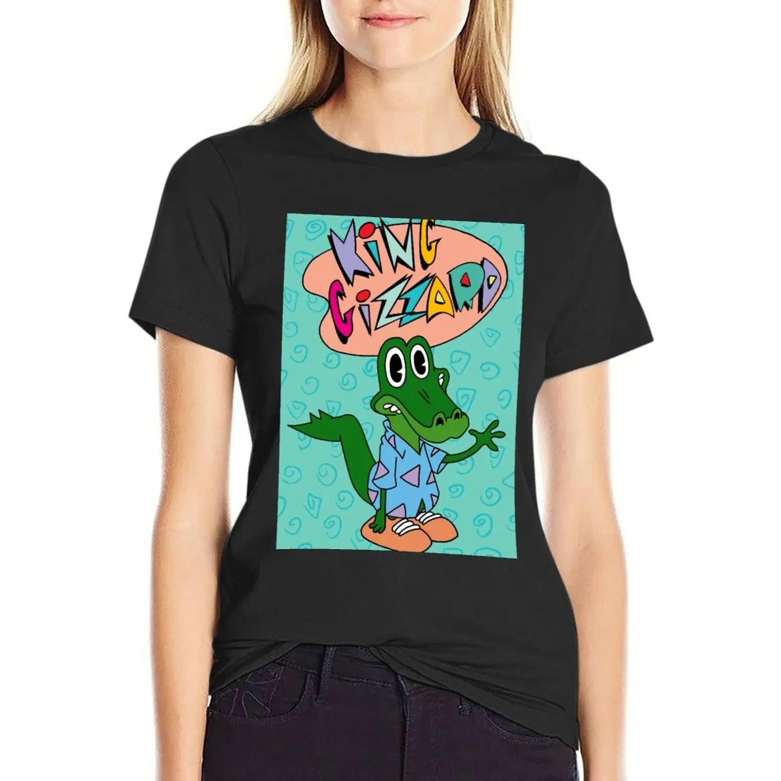 King Gizzard Crocko - All proceeds to charity. T-Shirt vintage clothes lady clothes graphics T-shirts for Women