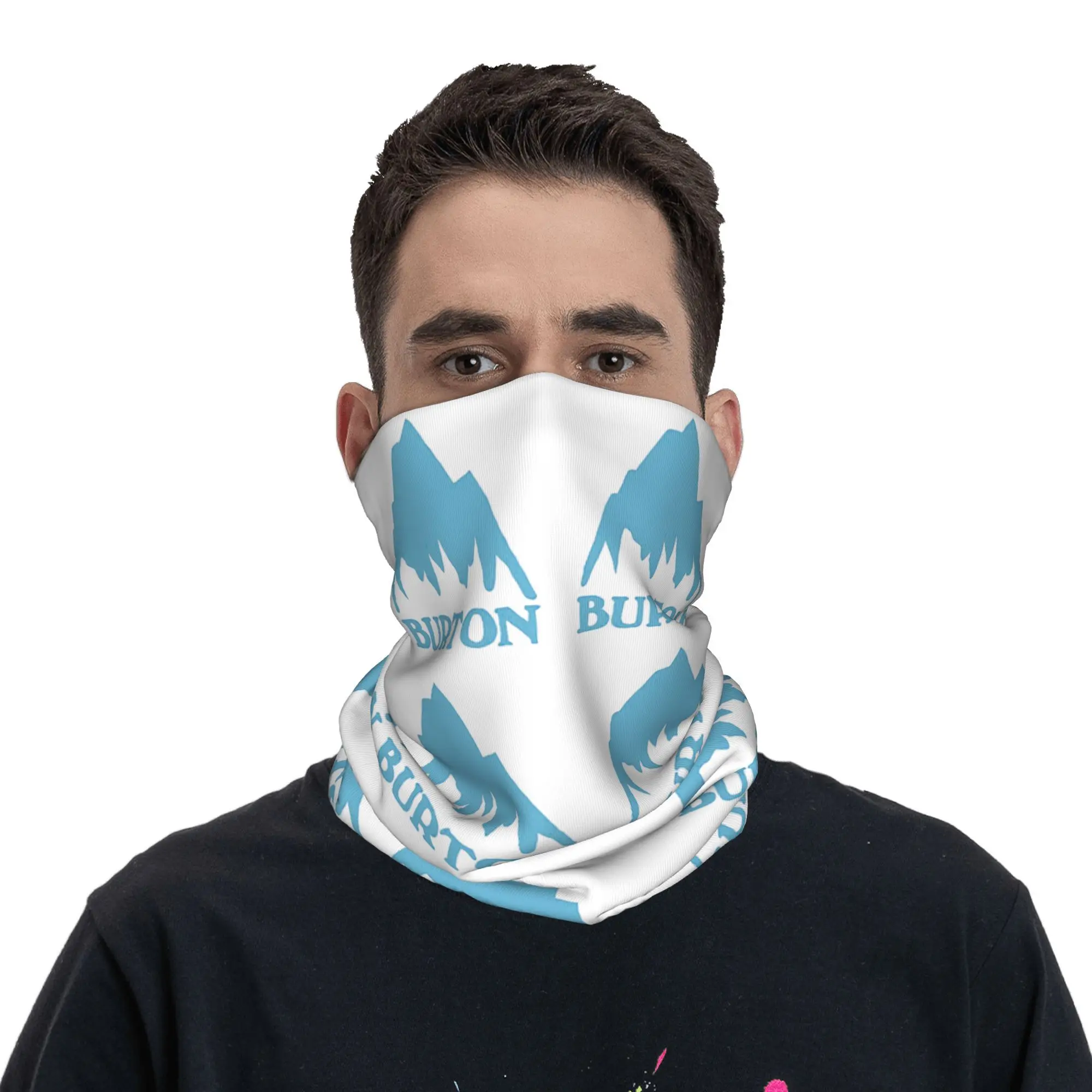Burton 스노우보드 스포티 밴다나 넥 커버 프린트 마스크 스카프 다용도 모자 야외 스포츠 남여 공용 성인 세탁 가능