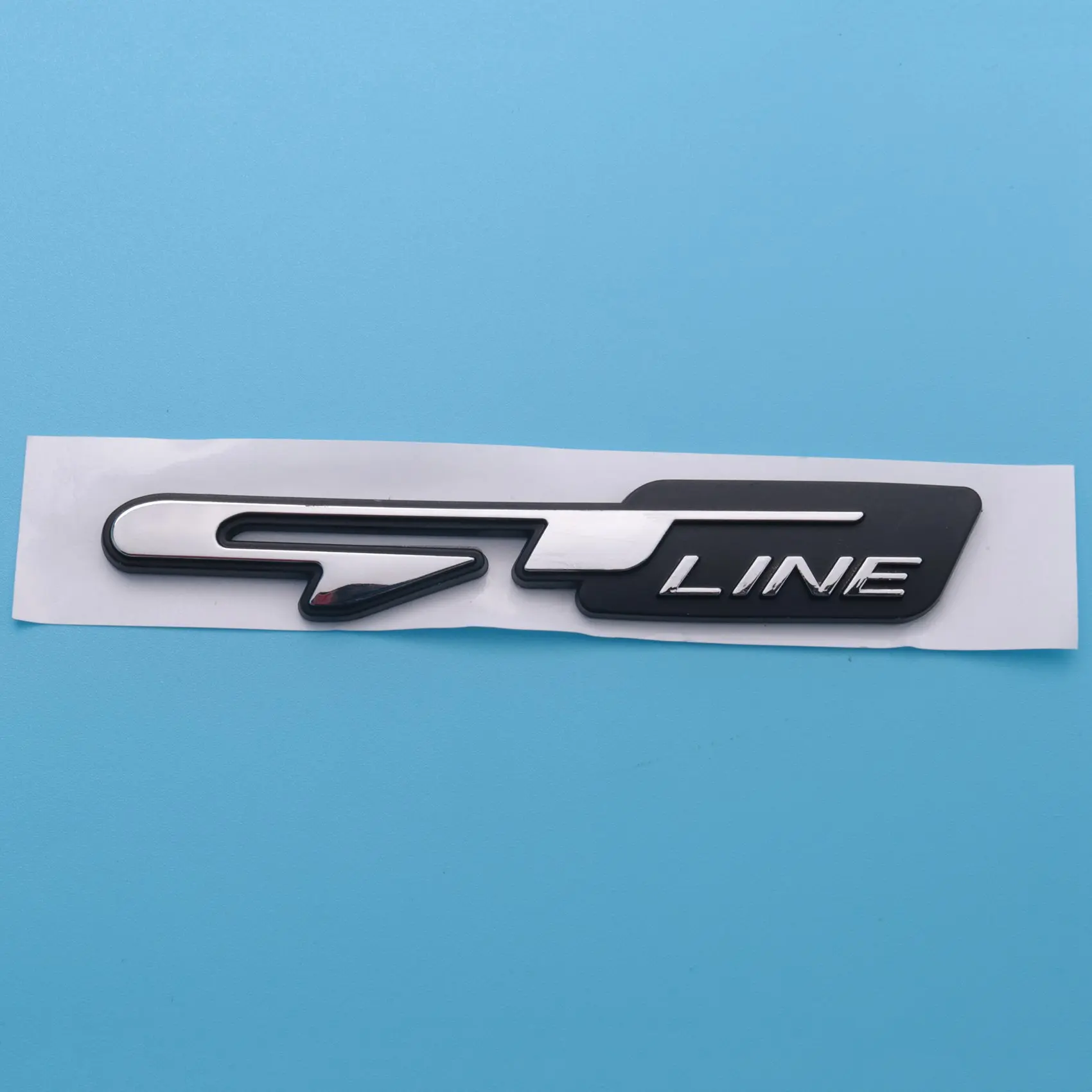 3D Car Style Sticker para Kia Traseiro Tronco Fender, Portas de carro Adesivos, Gt Line Letters, Cool