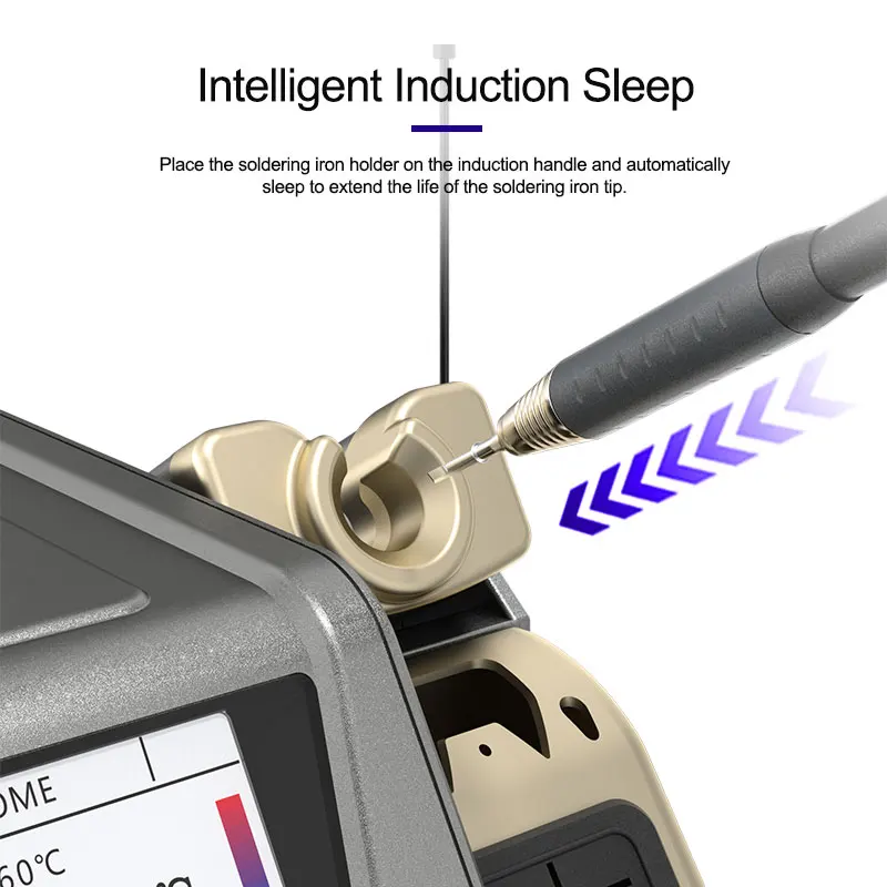 GVM H3 3-in-1 Smart Soldering Station 2S Rapid Heating Supports T245/T210/T115 Handles For Mobile Phone Repair