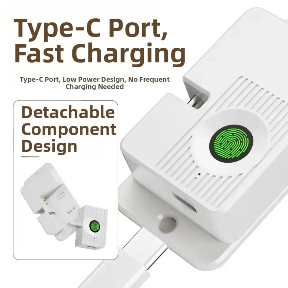 Child-safe Fingerprint Locks For Refrigerators And Drawers With Punch-free Smart Lock Technology And Quick Fingerprint Access