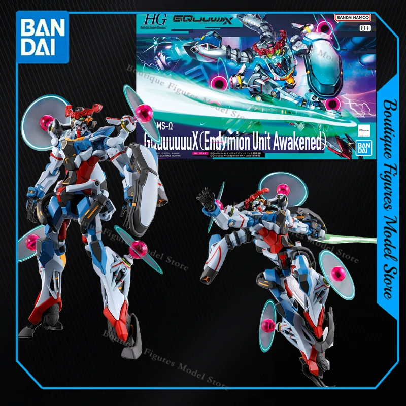 

Bandai Original HG gMS GQUUUUUUX Endymion Unit Awakened Anime Action Figures Assembly Model Collection Gift Kids Toys Hobbies